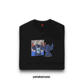 Футболка с вышивкой: Стич на спорте